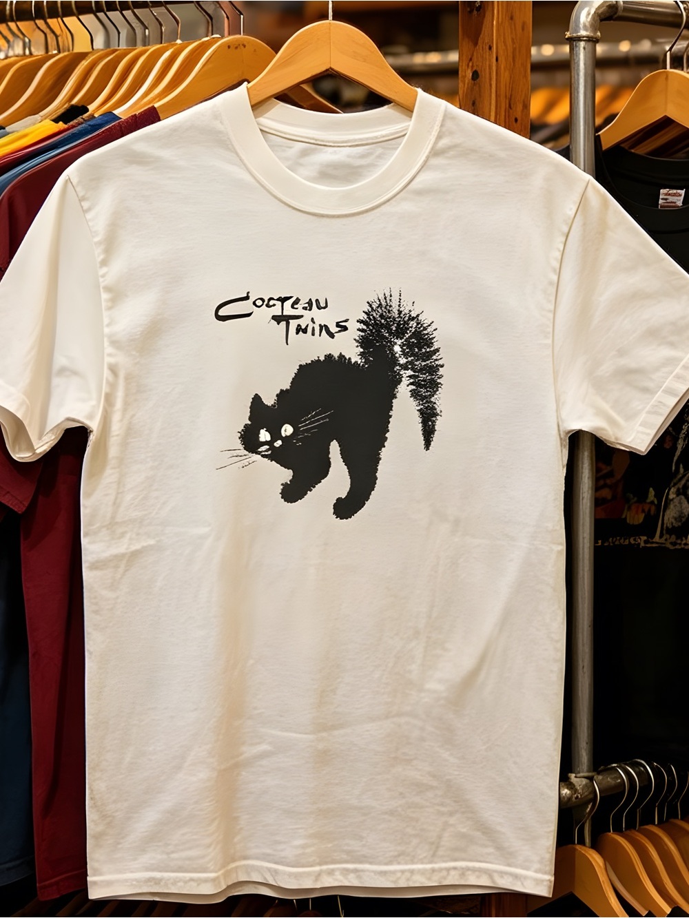Cocteau Twins Band Graphic Tee Women’s White T-shirt
